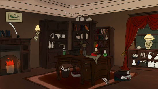 Victorian Study Room